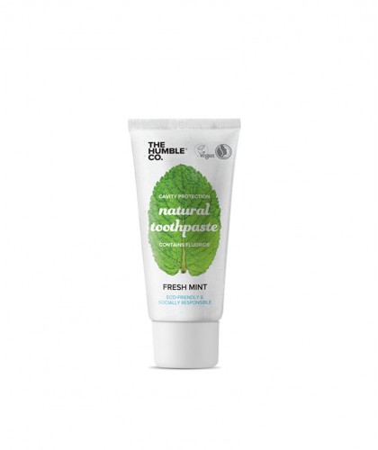 Humble Bush Natural Toothpaste Fresh Mint with fluoride 10ml travel size