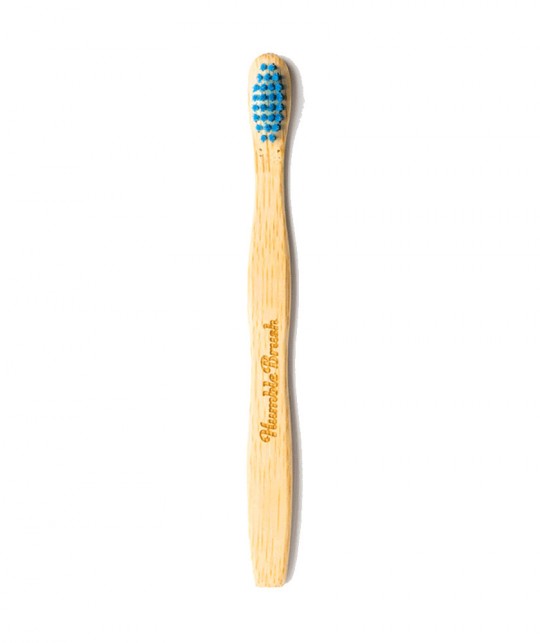 Humble Brush Bambus Zahnbürste für Kinder - blau Vegan