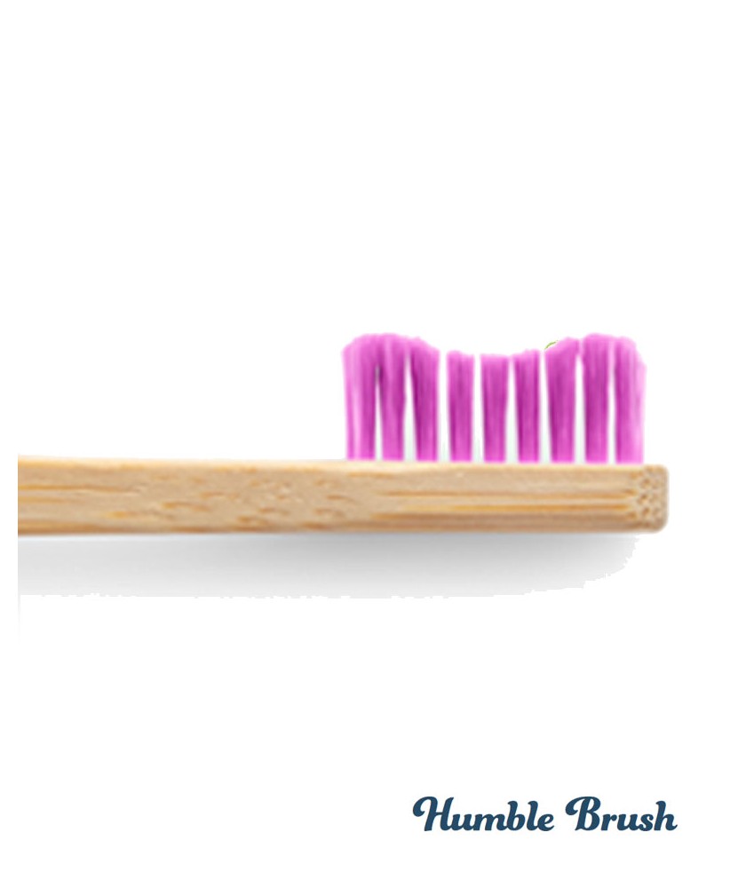 Humble Brush | Bamboo Toothbrush Adult With Replaceable Heads Pink