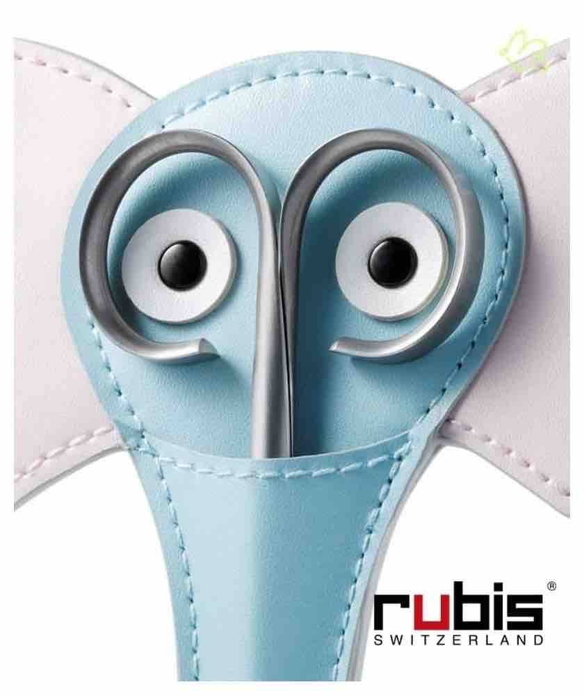 ELEPHANT CASE w/1F001 child safety scissors - Rubis Switzerland