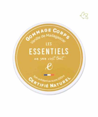 Gommage corps bio au Sucre Vanille Peeling Body Scrub Les Essentiels