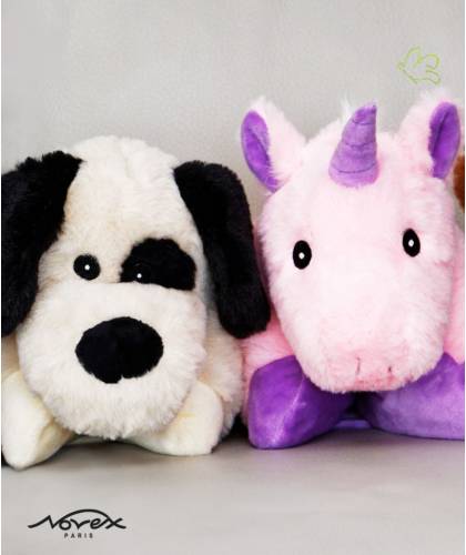 Stuffed Animal Heating Pillow - removable microwave l'Officina Paris gift kids