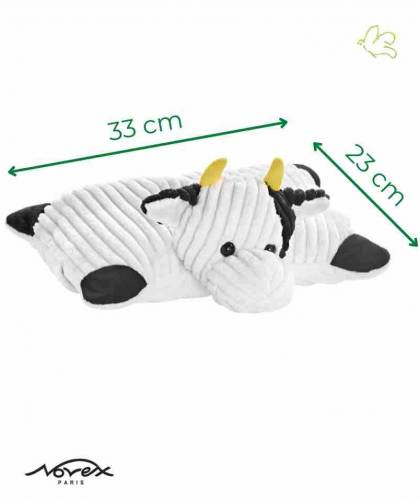 Stuffed Animal Heating Pillow - COW removable microwave l'Officina Paris gift kids