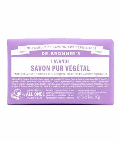 Dr. Bronner's Naturseife Lavendel Organic Bar Soap vegan