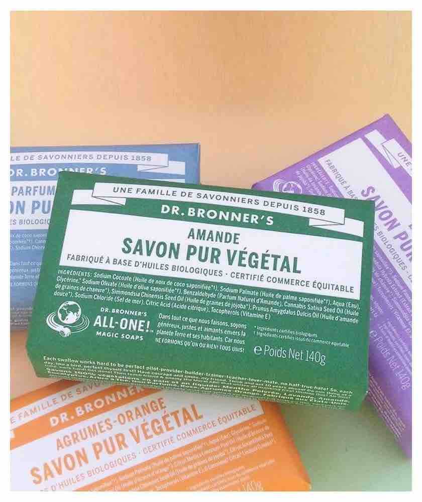 Almond Soap Bar, 140 g - DR. BRONNER'S - VitalAbo Online Shop Europe