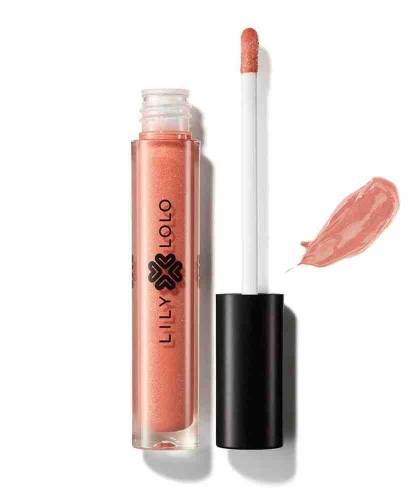 Natural Lip Gloss Lily Lolo Peachy Keen Shiny Shimmer l'Officina
