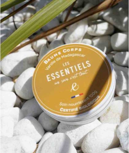 Organic Body Sugar Scrub Vanilla Les Essentiels vegan cosmetics