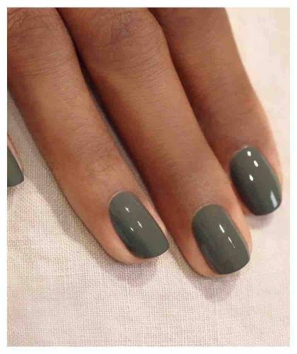 Manucurist Gel Nail Polish Green FLASH Khaki LED army