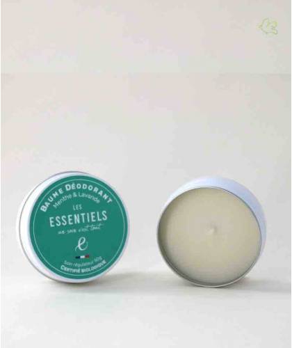 Natural Deodorant Mint & Lavender Les Essentiels organic cosmetics France