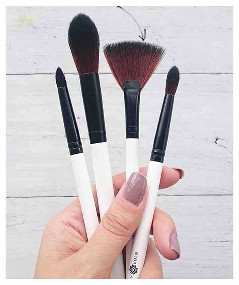 Small Fan Brush Makeup Pinsel