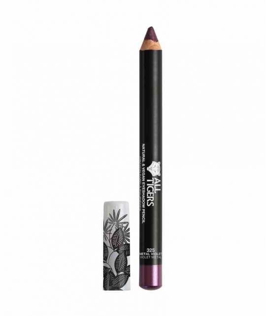 ALL TIGERS Eyeshadow Pencil Lidschatten METALL LILA 325 Naturkosmetik l'Officina Paris