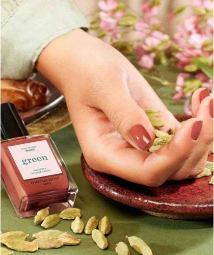 Manucurist Vernis GREEN Coffret Collection Automne Brique rouge orangé