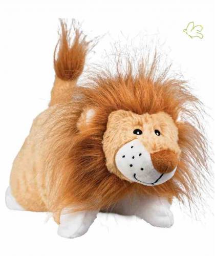 Bouillotte Peluche Coussin Chauffant LION déhoussable micro-ondes Novex l'Officina Paris