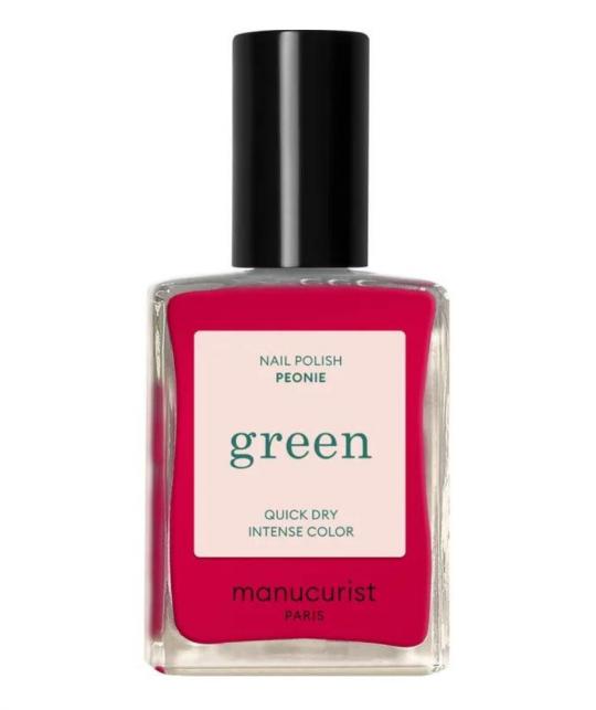 Manucurist Nail Polish GREEN Peonie raspberry red pink