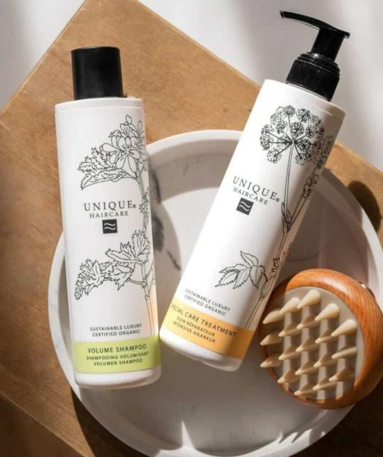 UNIQUE Haircare Volumen Shampoo Pfefferminze Naturkosmetik l'Officina Paris