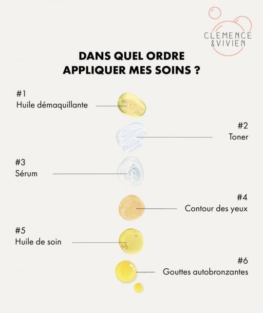 Selbstbräuner Self Tan Drops Naturkosmetik Clémence & Vivien Hyaluronsäure l'Officina Paris