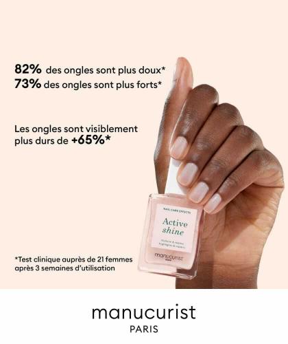 Manucurist Nagelpflege Active Shine Highlighter Green Pflegelack Glow Nagellack Maniküre Perlmutt Schimmer nude beige