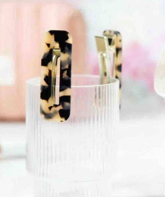 Barrette Hair Clip Tortoiseshell BACHCA Paris Accessories Hairstyle l'Officina