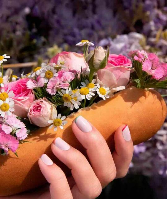 Nagellack Pastell Rosa Blossom GREEN Manucurist cremig zart l'Officina Paris