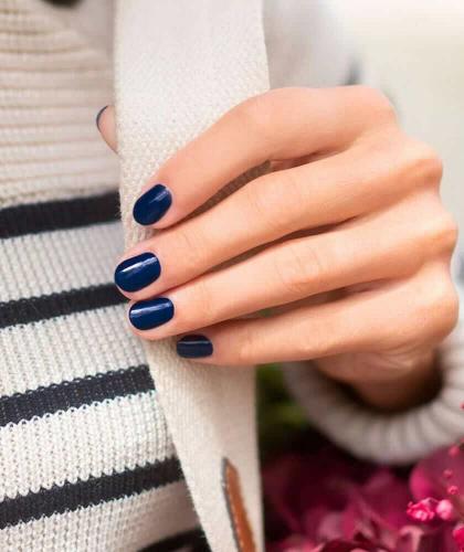 Vernis Green Manucurist Navy Blue bleu marine l'Officina Paris