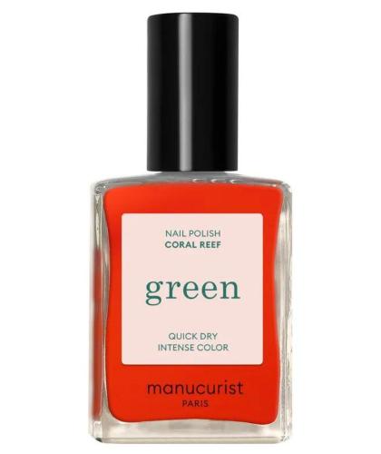 Nail Polish GREEN Manucurist - Coral Reef reddish orange l'Officina Paris