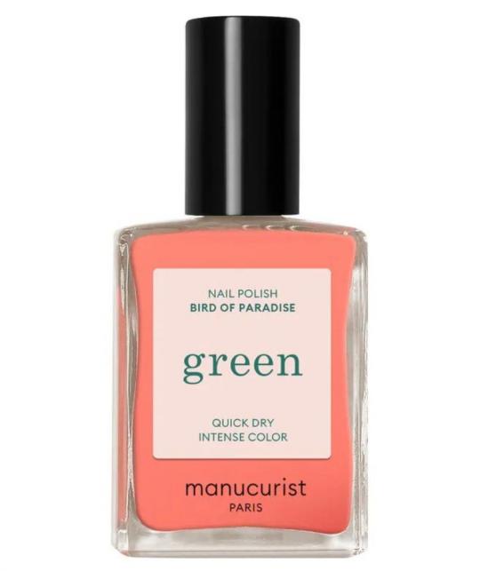 Vernis GREEN Manucurist orange corail rosé Bird of Paradise l'Officina Paris