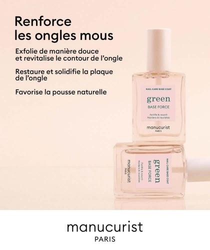 Soin ongles Manucurist Base Force Green manucure naturel l'Officina Paris