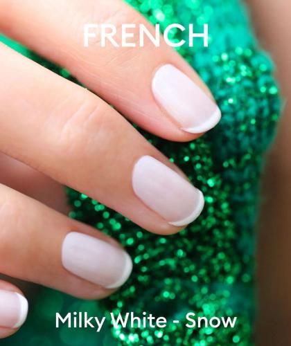 Nagellack weiss GREEN Manucurist Milky White French Maniküre l'Officina Paris