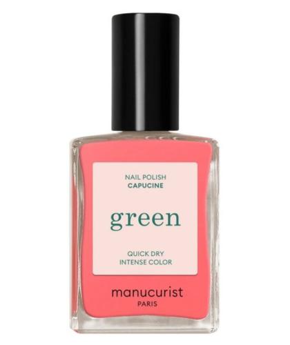 Rosa Nagellack GREEN Manucurist Capucine Orange Rosa knallig l'Officina Paris Naturkosmetik