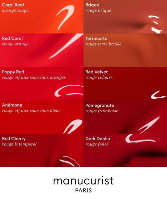 Nagellack Rot GREEN Manucurist Red Cherry Klassisch l'Officina Paris Naturkosmetik