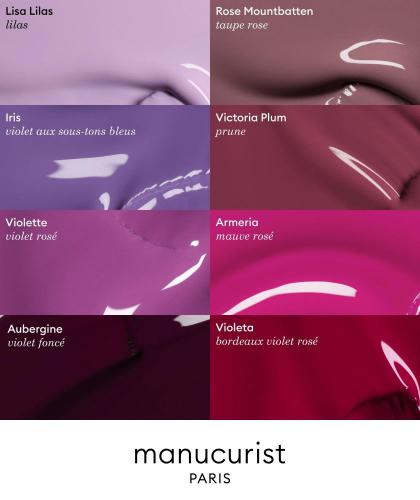 Nagellack Pflaume Violett Manucurist GREEN Victoria Plum l'Officina Paris Naturkosmetik