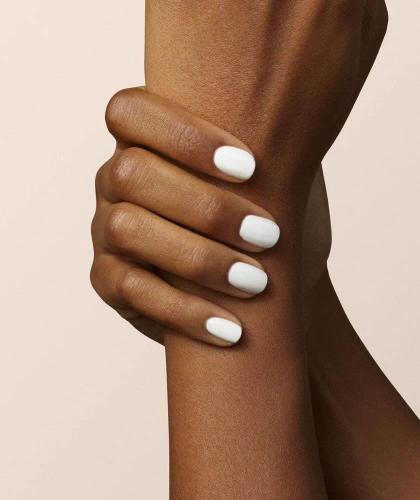 white Nail Polish GREEN Manucurist Snow l'Officina Paris