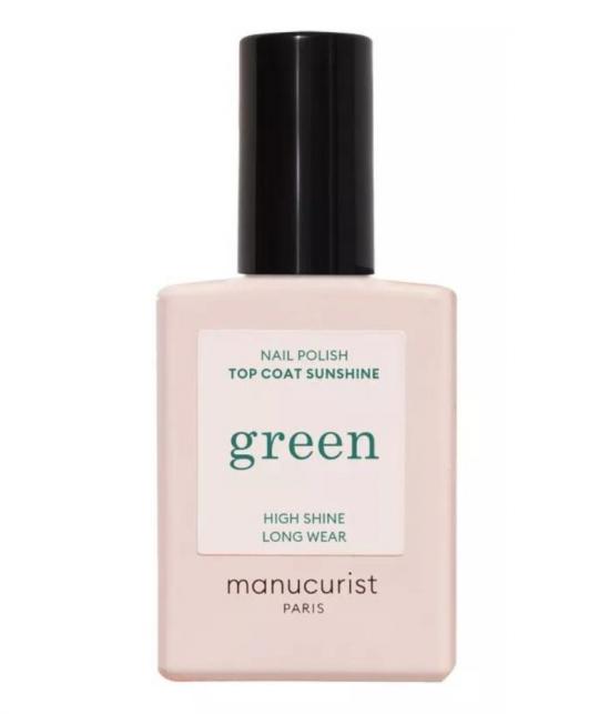 Top Coat Sunshine Manucurist GREEN Nail Polish natural manicure l'Officina Paris