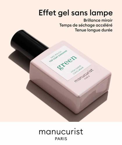 Top Coat Sunshine Manucurist GREEN Nail Polish natural manicure l'Officina Paris