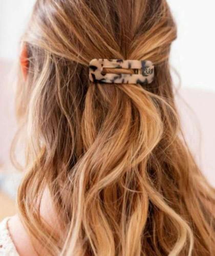 Barrette Hair Clip Tortoiseshell BACHCA Paris Accessories Hairstyle l'Officina