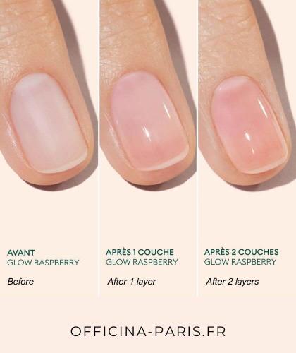 Manucurist Active Glow soin ongles naturel Green brillant rosé l'Officina Paris