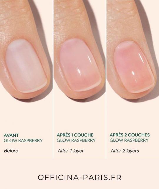 Manucurist Active Glow soin ongles naturel Green brillant rosé l'Officina Paris