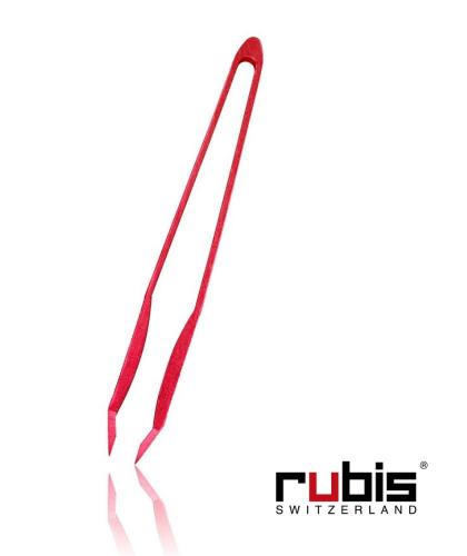 RUBIS Switzerland Pince à Épiler Sweezer 2.0 Sourcils mors biais rouge aluminium recyclable