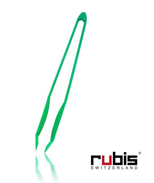 RUBIS Tweezers eyebrows Sweezer 2.0 green Switzerland aluminium