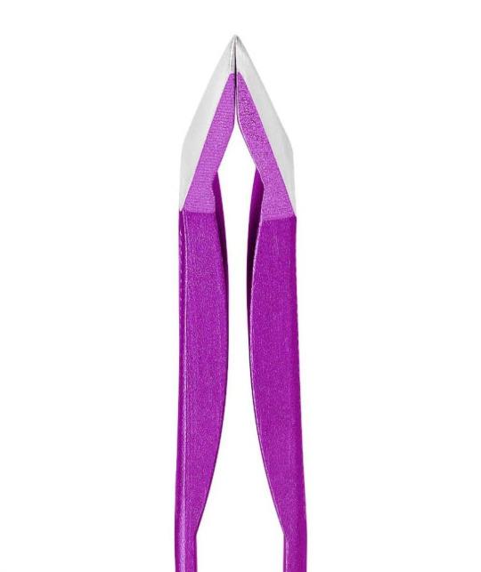 RUBIS Switzerland Tweezers eyebrows Sweezer 2.0 purple aluminium slanted tips