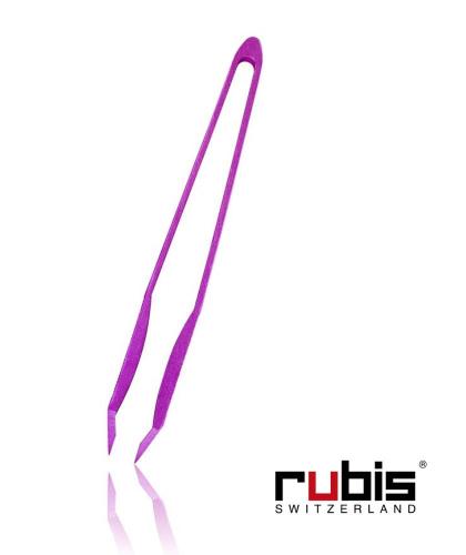 RUBIS Switzerland Pince à Épiler Sweezer 2.0 Sourcils mors biais violet aluminium recyclable