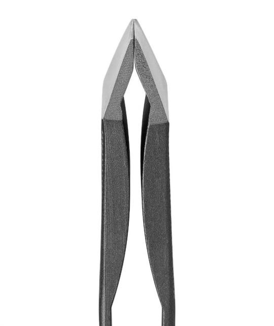 RUBIS Switzerland Tweezers eyebrows Sweezer 2.0 black aluminium slanted tips