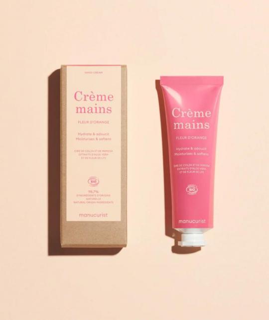 organic Hand Cream Orange blossom Manucurist cosmetics natural beauty l'Officina Paris