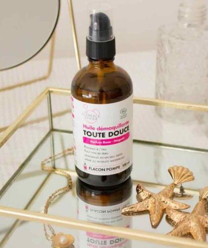 natural Cleansing Oil Organic Rose Lily of the Valley Clémence & Vivien  l'Officina Paris