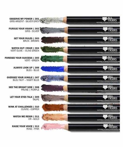 ALL TIGERS Eyeshadow Pencil Eyeliner natural vegan