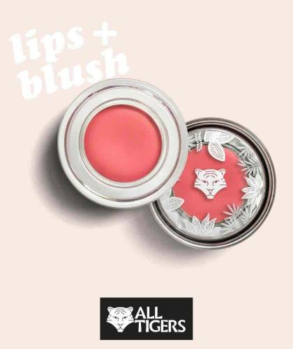 Lips & Blush natural makeup ALL TIGERS PEACH 532 vegan l'Officina Paris