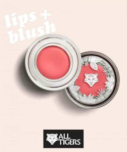 Lips & Blush natural makeup ALL TIGERS PEACH 532 vegan l'Officina Paris