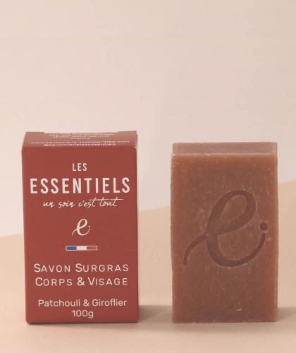 Savon surgras bio acné Patchouli Giroflier naturel vegan Les Essentiels l'Officina Paris