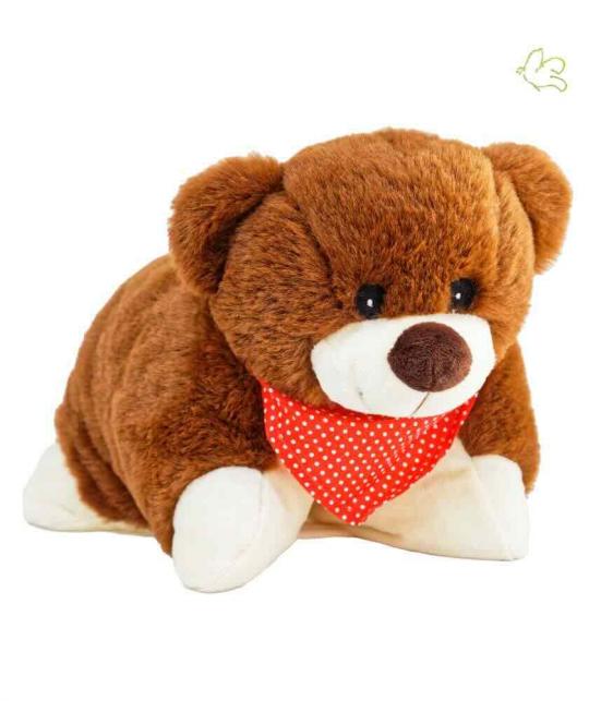 Stuffed Animal Heating Pillow - GRIZZLY BEAR removable microwave l'Officina Paris gift kids