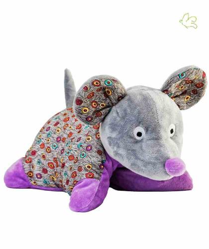 Stuffed Animal Heating Pillow - MOUSE removable microwave l'Officina Paris gift kids